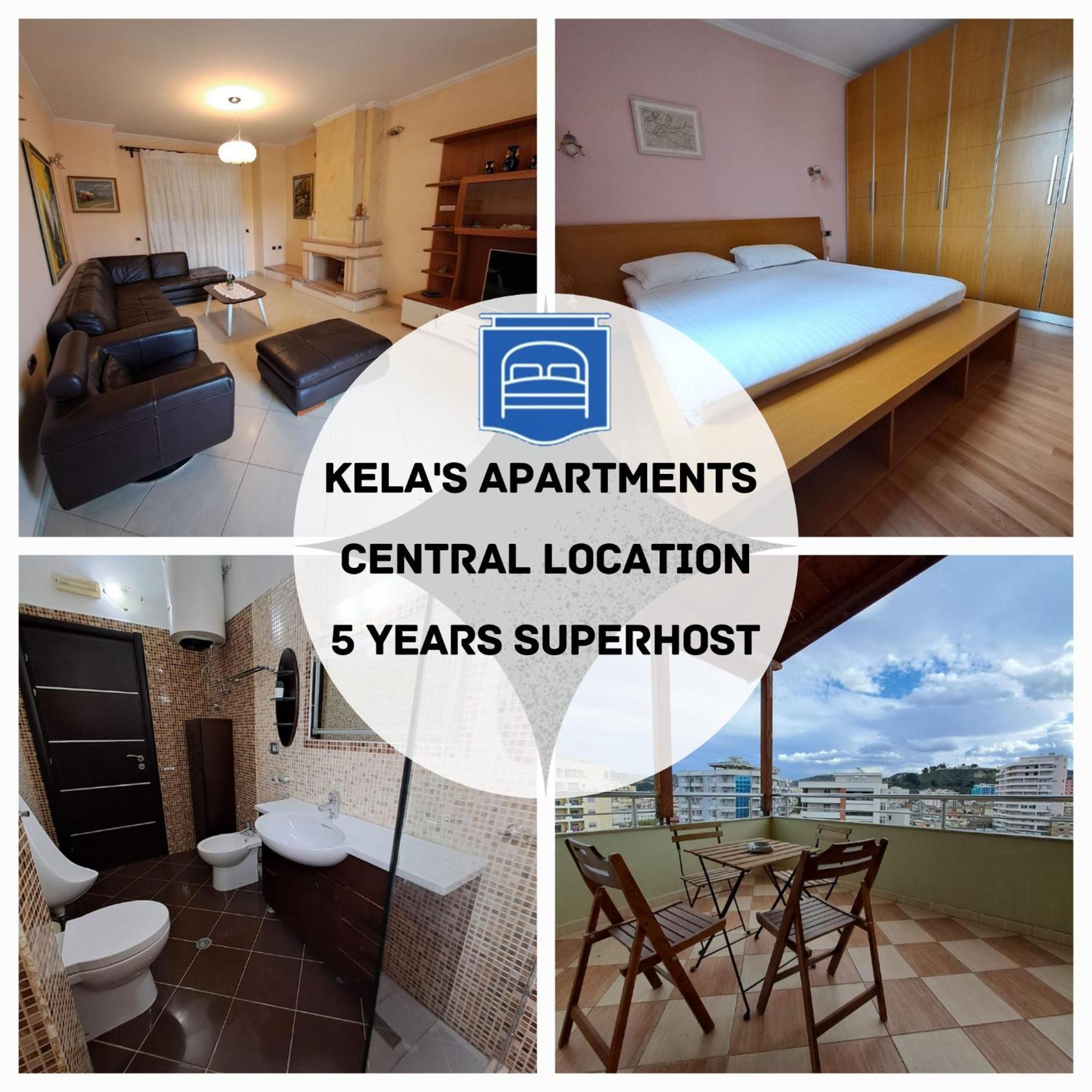 Kela's DE LUXE PENTHOUSE 3 Bedrooms Apartment Vlorë Buitenkant foto